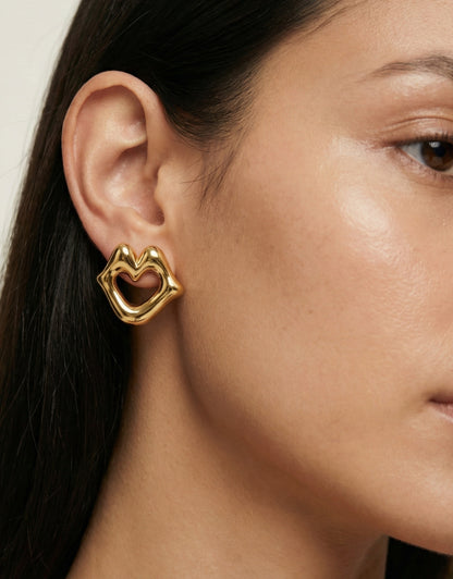 Lip Stud Earrings