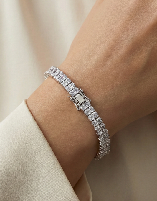 Cubic Zirconia Tennis Bracelet