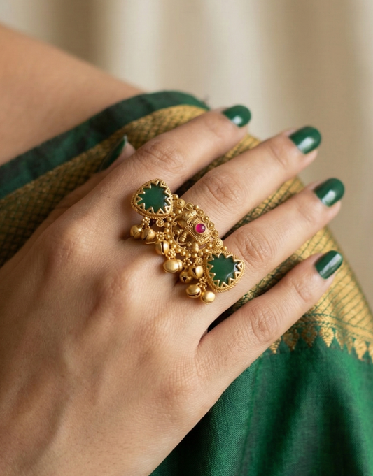 Antique Ghungroo Ring