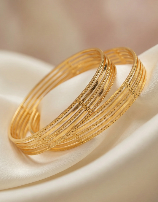 Strand Stacked Bangles
