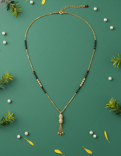 Elegant  Barrel Pendant Mangalsutra