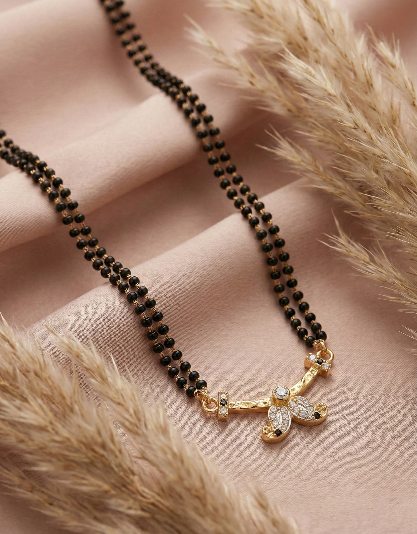 Double Layer Tanmaniya Mangalsutra