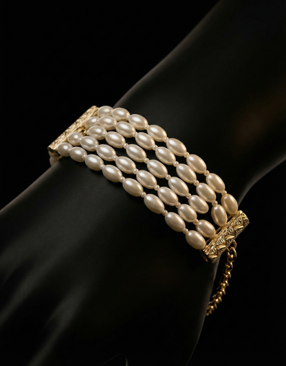 vintage style pearl Bracelet