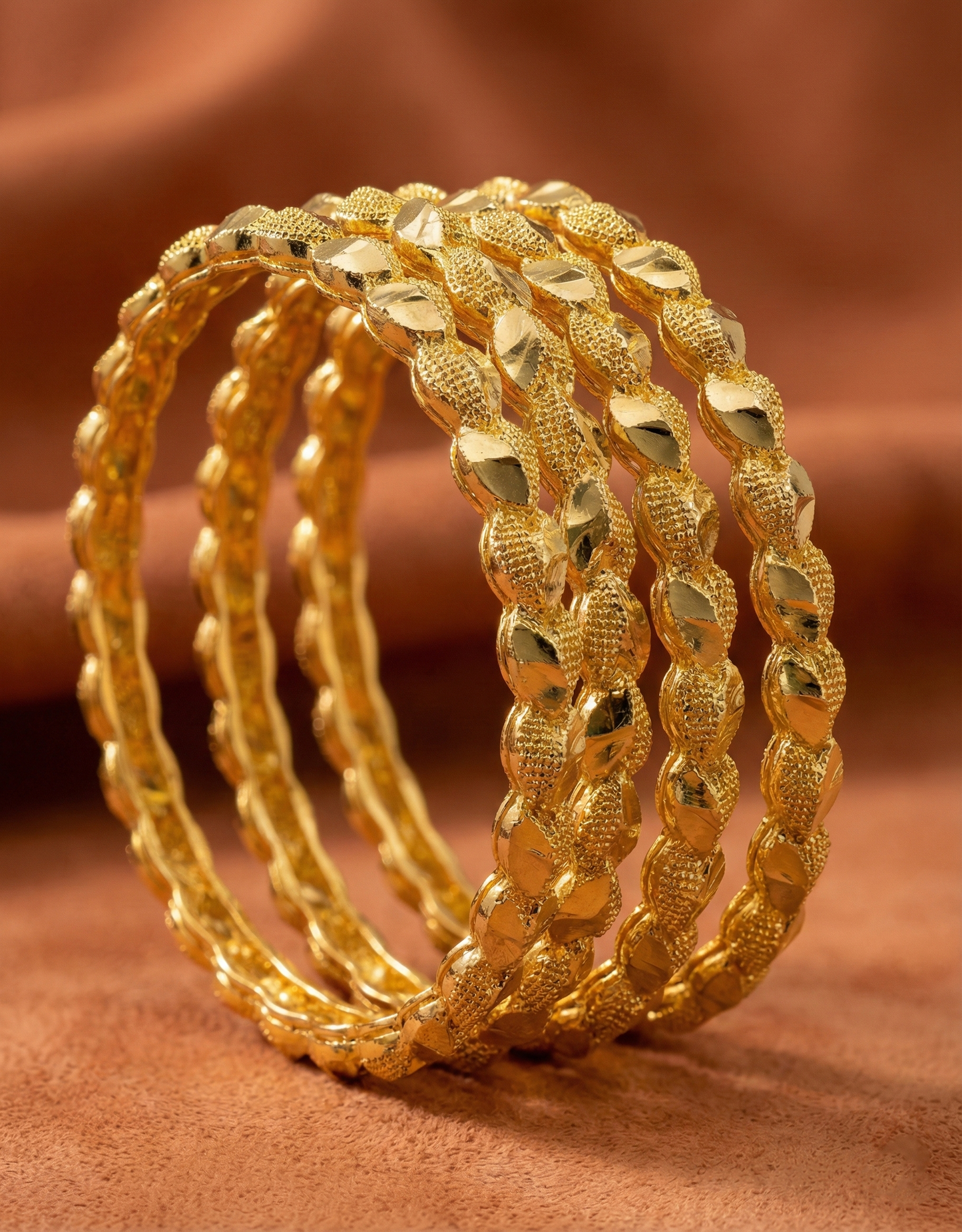 Heart-Shaped Slim Bangles