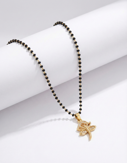 Dragonfly Pendant Short Mangalsutra