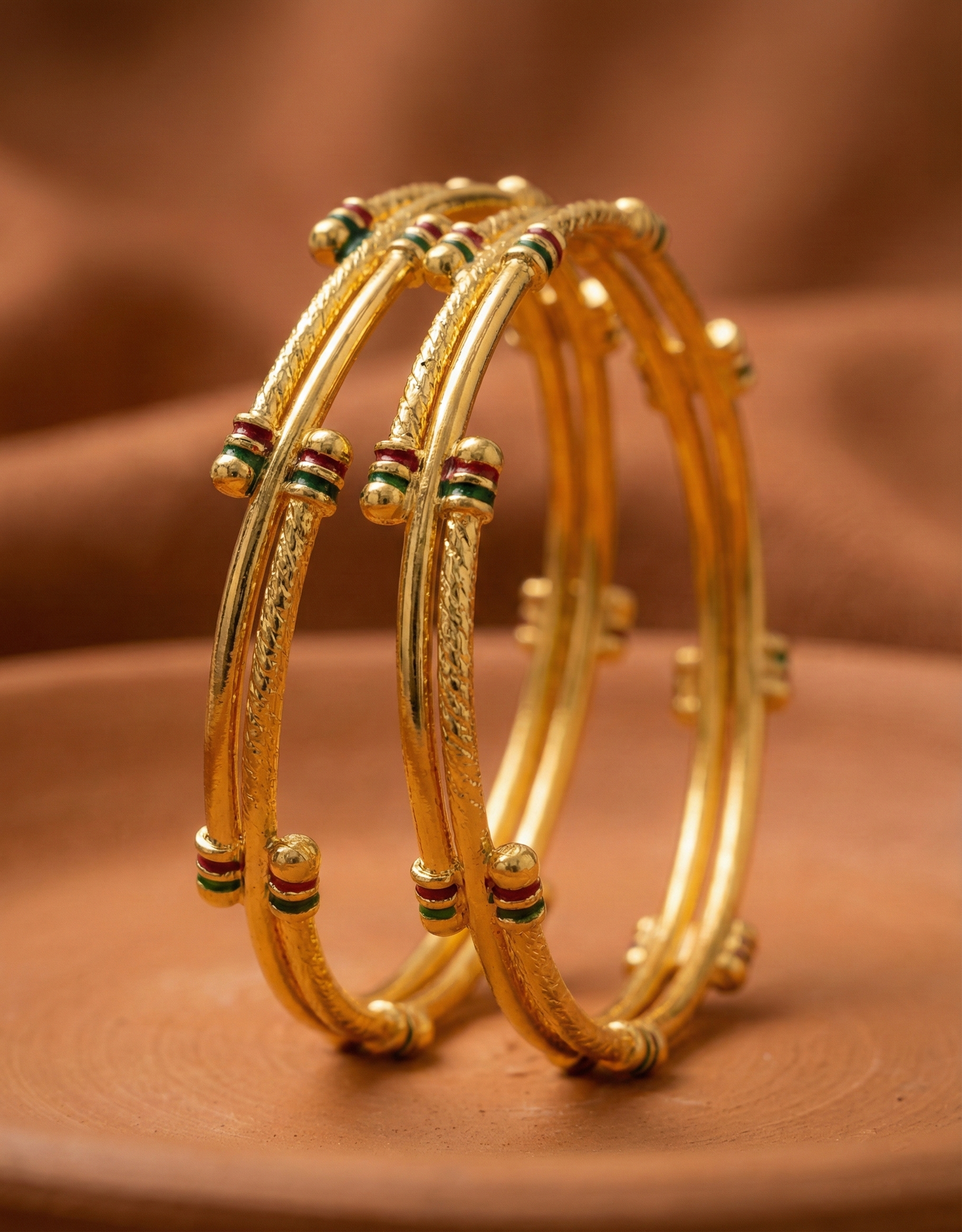 Meenakari Work Bangle Set