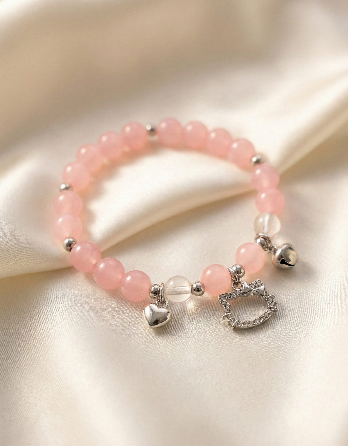 Sparkle Kitty Pink Bracelet