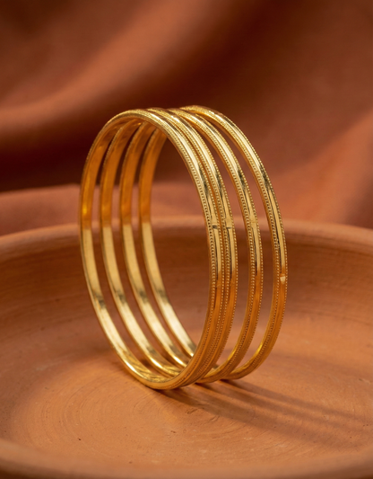 Minimalist High-Polish Stackable Bracelets