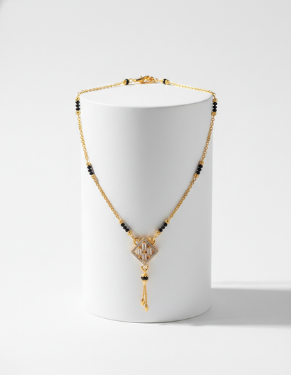 Contemporary Geometric Stone Mangalsutra