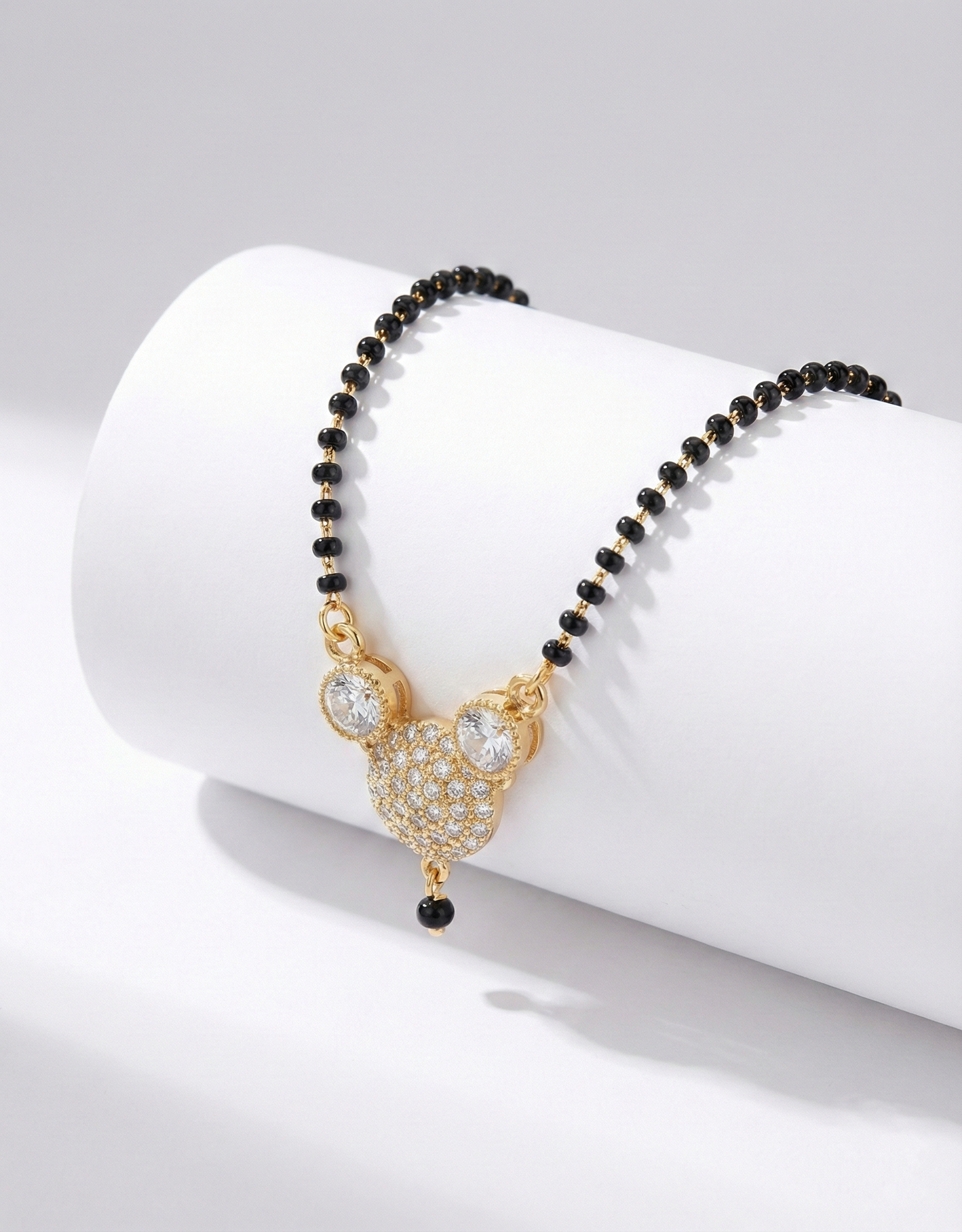Sparkling AD Cluster Mangalsutra