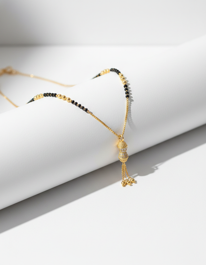 Elegant  Barrel Pendant Mangalsutra