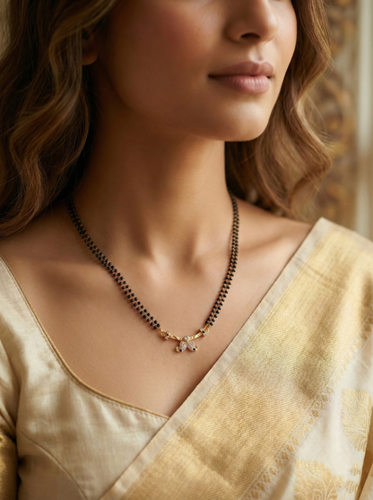 Double Layer Tanmaniya Mangalsutra